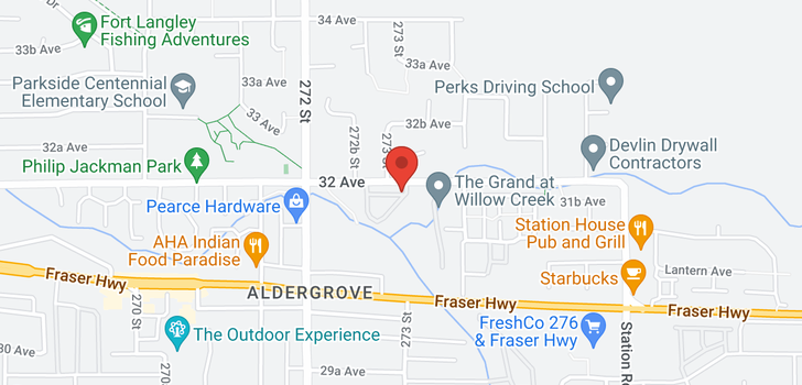 map of 56 27272 32 AVENUE